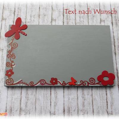 Türschild, Familienschild, Namensschild, Libelle, Blumen, Einweihungsparty,  Umzug,  Hochzeitsgeschenk