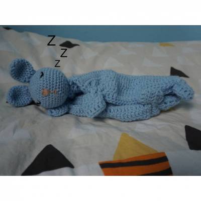 Häkelanleitung Schnuffeltuch / Schmusetuch Hase Schnuffi