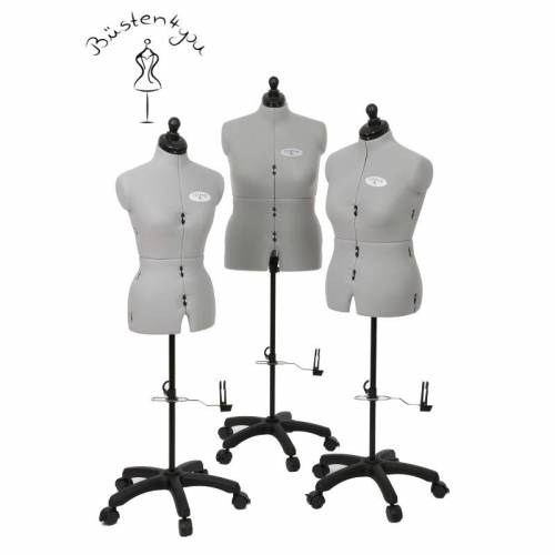 Schneiderpuppe Celine,  mehrfach verstellbar, mit Rückenlängenverstellung, Größe Small