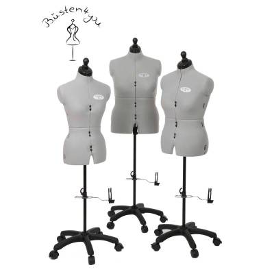 Schneiderpuppe Celine,  mehrfach verstellbar, mit Rückenlängenverstellung, Größe Medium