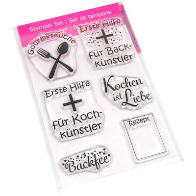 Stempel Kochen und Backen 6-teilig