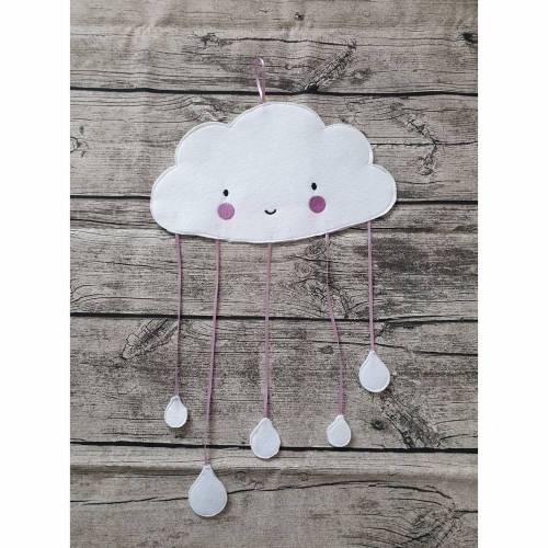 Wolken-Mobile ITH 18x30 cm