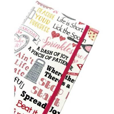 Notizbuch Rezeptbuch "Let´s start baking!"  Retro