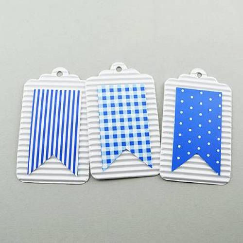 10 GESCHENKANHÄNGER „Banner Weiss“