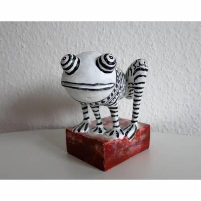Frocasso "Grenouille", Frosch Skulptur, Picasso, Eule, Chouette, Frosch Plastik, alte Meister, Frosch Figur, Frosch Objekt, Pablo Picasso