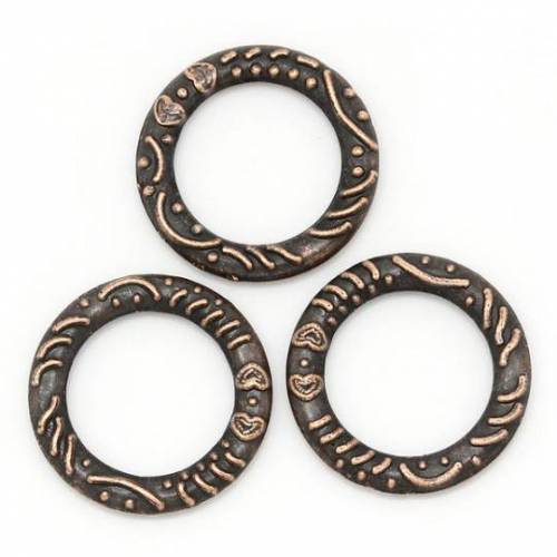 100 Charmringe,Charmringe, Charmhalter, Charm, 13419