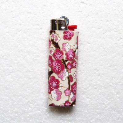 Feuerzeughülle Blüten inkl. BIC-Feuerzeug