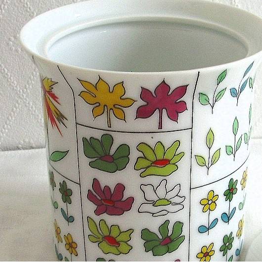 Vintage Vase/Vorratsdose von Rosenthal PUCCI aus den 70er Jahren