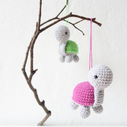 Amigurumi - Häkelanleitung - Schildkröte Mobile