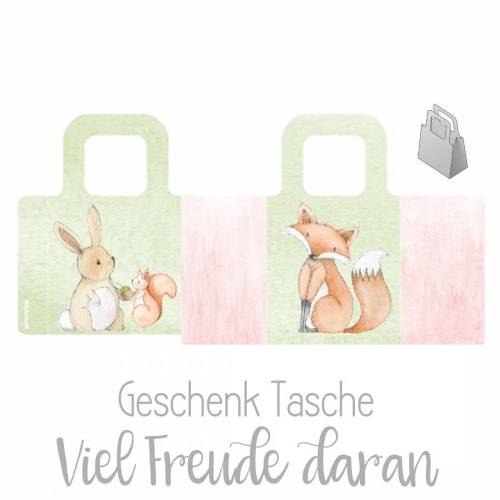 FREEBIE - FREI - GESCHENK  | Geschenk Tasche selbst basteln | PDF Datei | Basteln mit Kindern