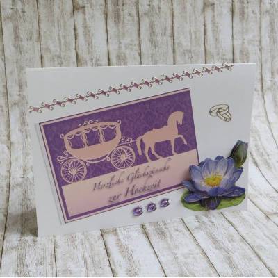 Hochzeitskarte , Glückwunschkarte Hochzeit, Geldgeschenk Brautpaar