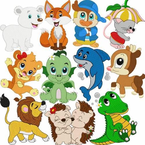 Tiere Stickdatei
