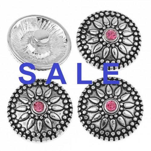 SALE! Druckknopf,  Button, Druckknopfbutton,Gr. L, Metall mit Strass, statt 3,99 Euro jetzt 1,49 Euro