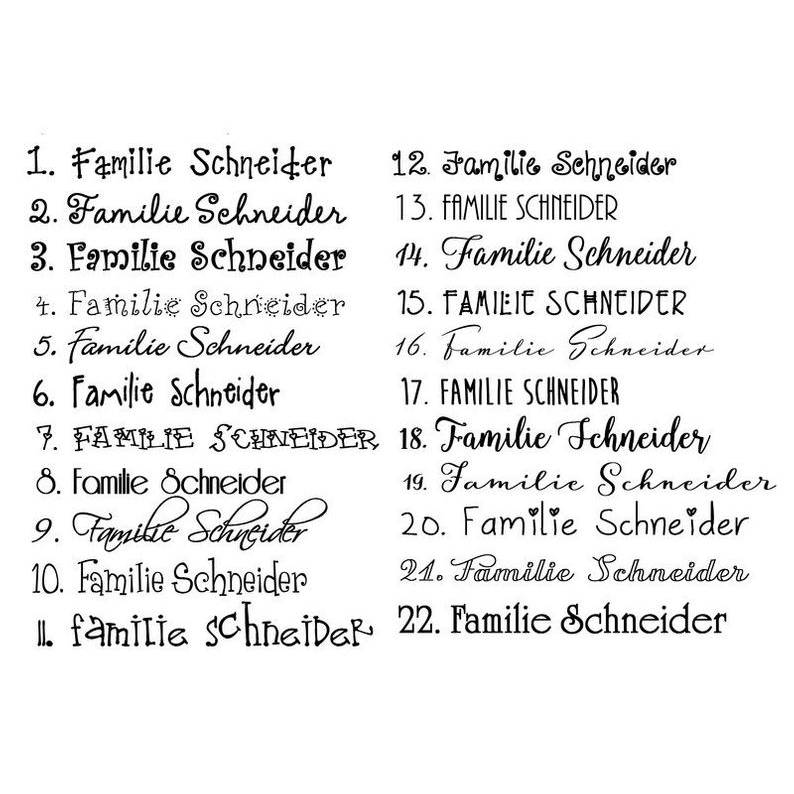 Wetterfeste Hausnummer aus Schiefer – personalisiertes, handgemachtes Hausnummernschild mit Zahl & Straßenname Bild 3