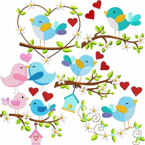 Stickdateien Liebe