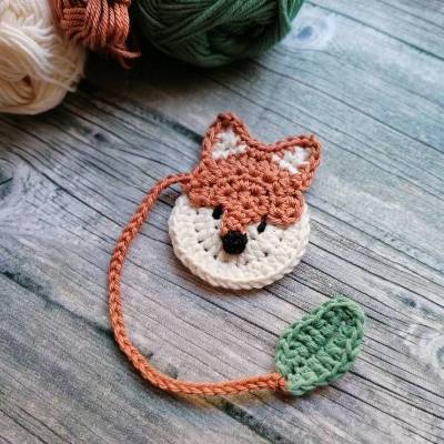 Weiches Nabelschnurbändchen, gehäkeltes Nabelschnurband mit süßem Fuchs