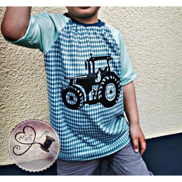 Plotterdatei Traktor Trekker Schlepper Bulldog Jungen Herzschlag Bild 3