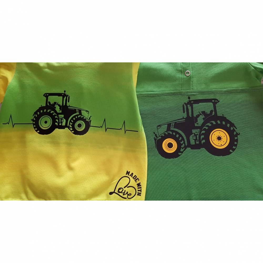 Plotterdatei Traktor Trekker Schlepper Bulldog Jungen Herzschlag Bild 4
