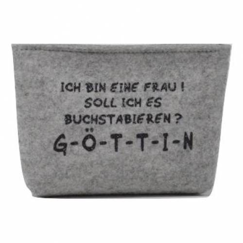 Kosmetiktasche Allzwecktasche GÖTTIN Filz