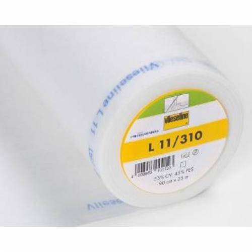 Freudenberg Vlies Näheinlage L11 passend für Nasen- Mund - Maske weiß 90 cm Oeko-Tex Standard 100(1m/4,00 €)