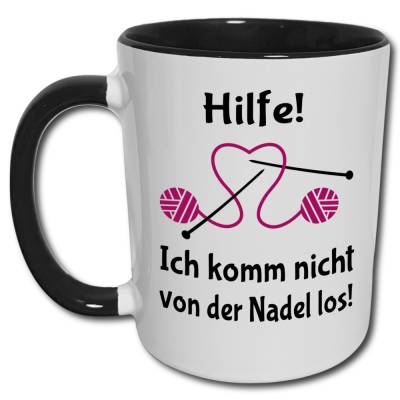 Stricken Geschenk Tasse, Süchtig nach Stricken, Lustiger Handarbeit Spruch, Hobby Stricken Becher, Frauen Geschenke