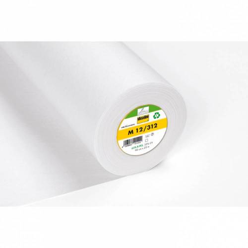 Freudenberg Vlies Näheinlage M12 passend für Nasen- Mund - Maske weiß 90 cm Oeko-Tex Standard 100(1m/5,50 €)