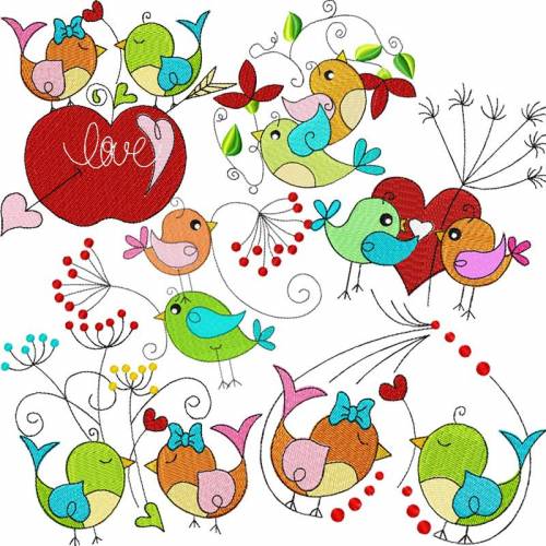 Stickdateien Liebe