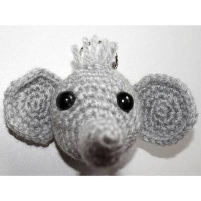 Häkelanleitung Amigurumi Schlüsselanhänger Elefant