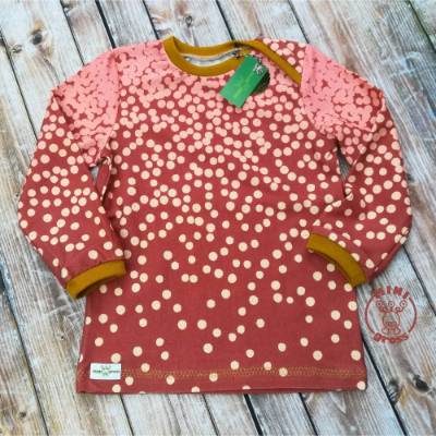Langarmshirt Gr. 86 Pünktchen Apfelschick