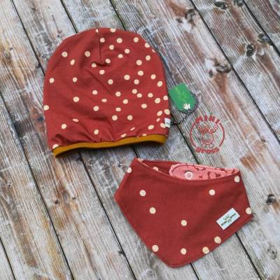 Set dünne Mütze & Tuch 45 46 Übergang