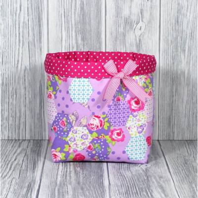 Utensilo Stoffkorb Utensilo Lila Patch-Look