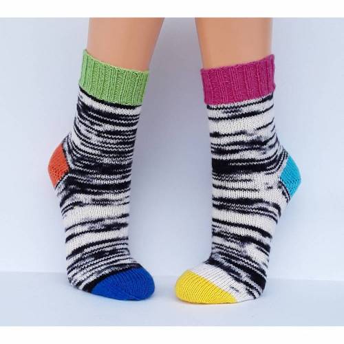 Socken handgestrickt Größe 38/39