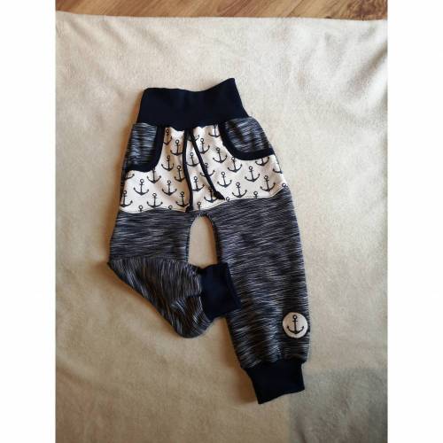 Baby Hose / Kinder Pumphose in den Gr 50/56 bis 122 aus Sweat