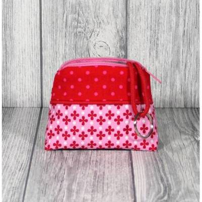 Schlüsseltasche Schlüsseletui Rosa Rot Schlüssel Tasche Täschchen Etui Mäppchen