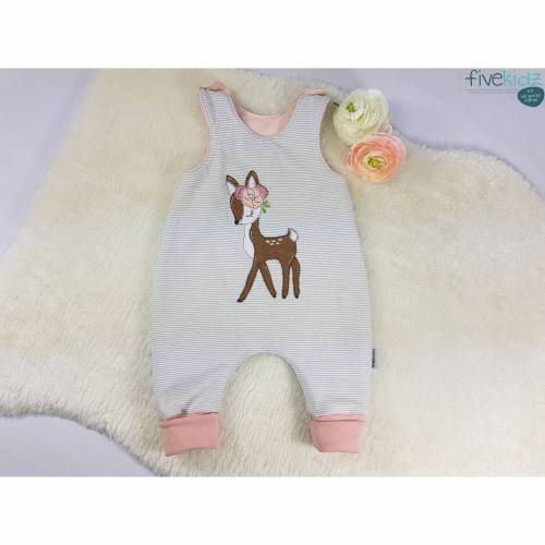 Strampler, Overall, Babyanzug, Reh