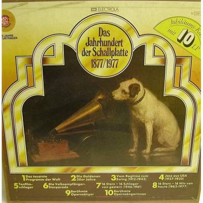 Das Jahrhundert der Schallplatte 1877-1977 , 10 Lp im Schuber, EMI Elektrola.