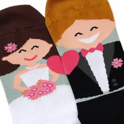 Lustige Hochzeitssocken für Braut & Bräutigam – Perfektes Geschenk gegen kalte Füße