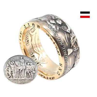 Beeindruckender Silberring aus dem Kaiserreich von 1913 – Personalisierbar für dich!