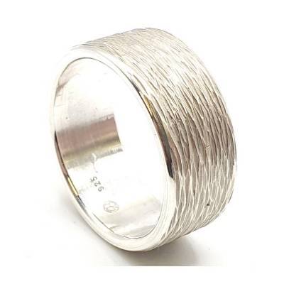 Silberring Wasserwellen-Optik | Handgefertigter aus 925 Silber