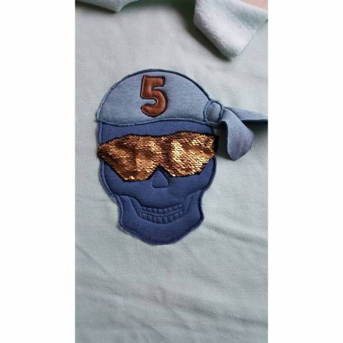 Stickdatei "Skull with Sunglases"