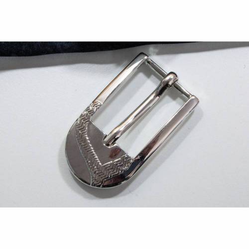Gürtelschnallen 20mm silberfarben mit Muster, Schnalle, Gürtelschließen, Taschenverschluss, Trödel Dings da