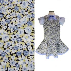 Cord Stoff Blumen Kinder Stoffe Feincord Babycord