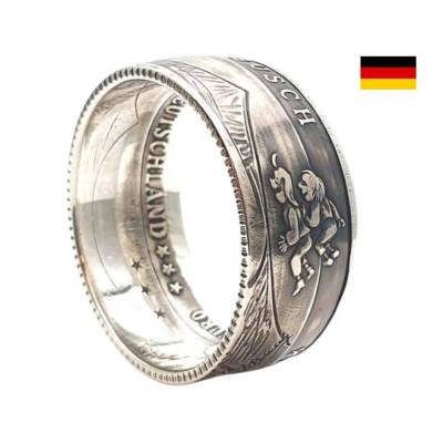 Einzigartiger Münzring Max & Moritz: Verleihe deiner Persönlichkeit eine individuelle Note mit dem Silber