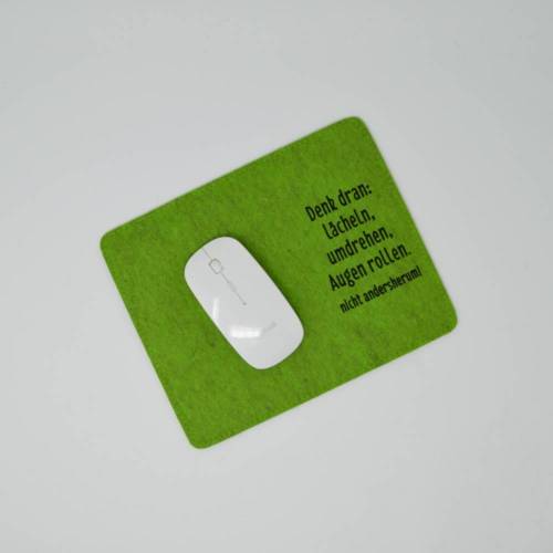 Mauspad mit Spruch