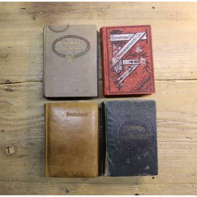 4 vintage "Vergiss mein nicht" christliche Bücher 1900