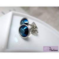 dunkelblaue Ohrstecker NACHTSCHATTEN Ohrstecker