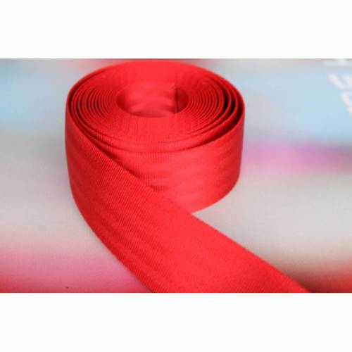 1m Sicherheitsgurtband, 38mm breit, rot