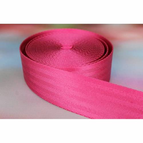 1m Sicherheitsgurtband, 38mm breit, pink