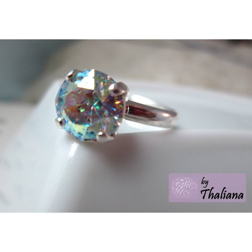 Ring Klunkerchen Minispiegel KONFETTI Fingerring Bild 3