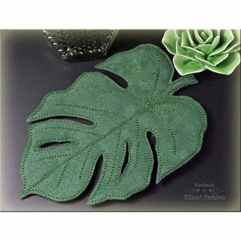 Deckchen MONSTERA deliciosa, Tischset oder Untersetzer fr dein Zuhause. 3  Gren, Philodendron Fensterblatt